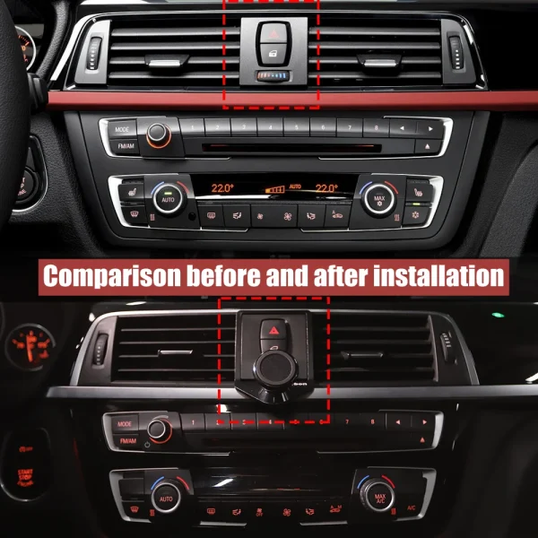 Phone Holder Car Air Vent Outlet Mount Degree Rotatable Phone Magnetic Cradle For BMW 1 3 4 series F30 F31 F32 F33 F34 F35 F80 - Image 2